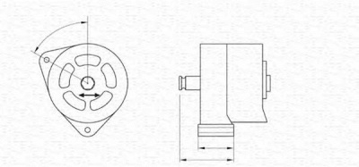 MAGNETI MARELLI 943357776010 -  Генератор